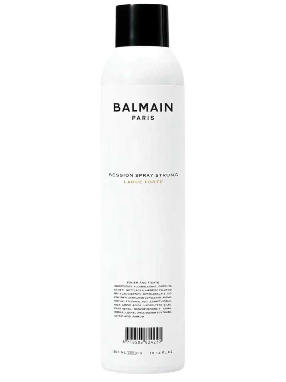 Balmain*White & Black Session Spray Strong hairspray